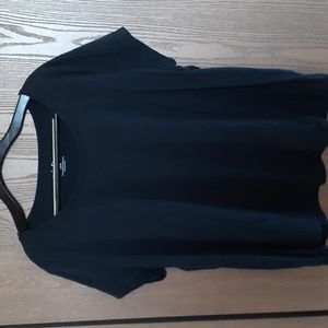 Mix&co womens basic black tee size 3X